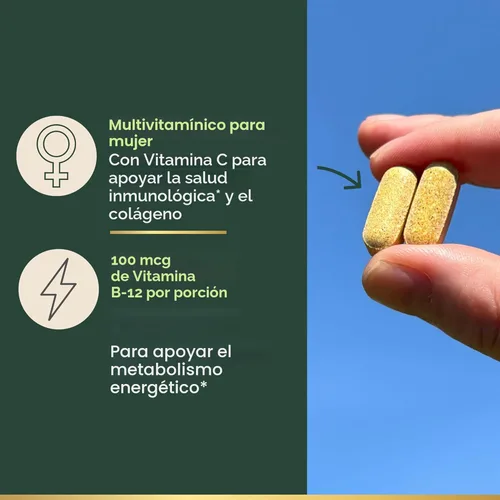 Miniatura 4 de Nature’s Bounty Multivitamínico Completo de Alta Potencia para Mujeres, Vitamina Diaria con Vitamina C, Apoya la Salud del Corazón y la Función