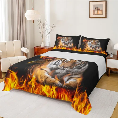 Miniatura 10 de Juego de sábanas de vehículos de rescate, tamaño individual, juego de ropa de cama de ambulancia de coche de policía, camión de bomberos, decoración