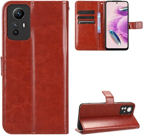 Miniatura 56 de Funda para Boost Mobile Celero 5G + Funda de piel con tapa para Boost Mobile Celero 5G Plus, color negro