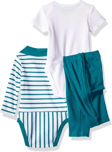 Miniatura 2 de Hanes Ultimate Baby - Conjunto de pantalones con cremallera y manga corta y larga