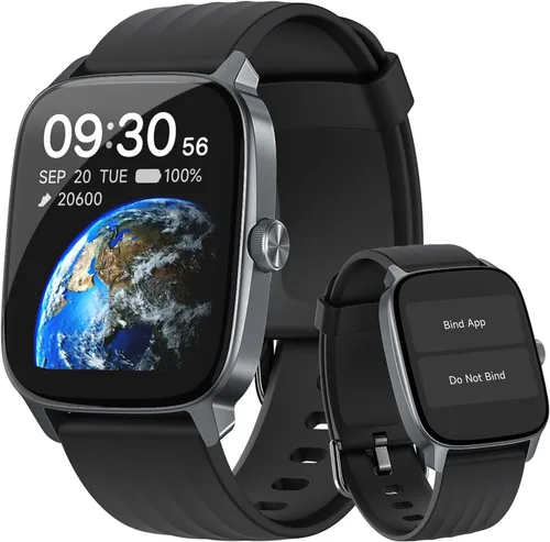 Miniatura 9 de Reloj inteligente, no requiere aplicación/teléfono, pantalla HD de 1.85 pulgadas, reloj impermeable con monitor de frecuencia cardíaca y sueño
