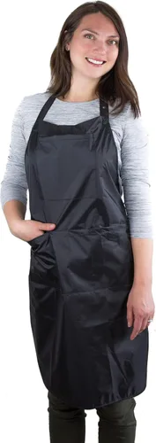Miniatura 7 de Hair Cutting Cape with Armholes – Professional Black Nylon Hairdressing Gown for Salon or Home – Adult Haircut Cape