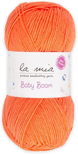 Miniatura 74 de 1 madeja La Mia Baby Boom, hilo acrílico 100% antipilling para tejer y ganchillo para tejer y ganchillo, 3.53 oz (3.5 onzas) / 820.2 ft