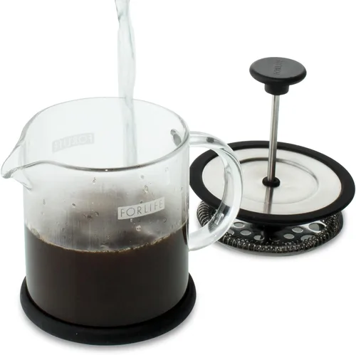 Miniatura 5 de FORLIFE 827 - Prensa para café, transparente, color negro
