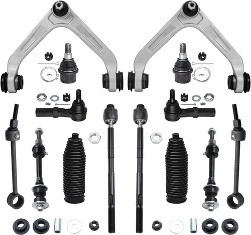 Miniatura 93 de Detroit Axle - Kit de suspensión frontal de 16 piezas para RWD Chrysler 300 Dodge Charger Challenger Magnum 6 brazos de control con rótulas 2