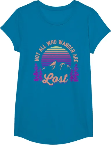 Miniatura 83 de Not All Who Wander Are Lost Vintage Mountains - Camiseta de senderismo, Negro, S