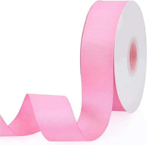 Miniatura 21 de Cinta de grogrén de doble cara de color liso azul bebé de 1-1/2 pulgadas x 50 yardas para envolver regalos, bodas, fiestas, manualidades, lazos