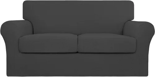 Miniatura 27 de Easy-Going - 4 piezas de funda elástica para sofá de gran tamaño para perros, lavable, para 3 cojines separados, protector de muebles elástico