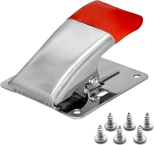 Miniatura 6 de SAMSFX - Tabla de limpieza de pescado, con tornillos y mandíbula profunda, para cebos de mesa Abrazadera