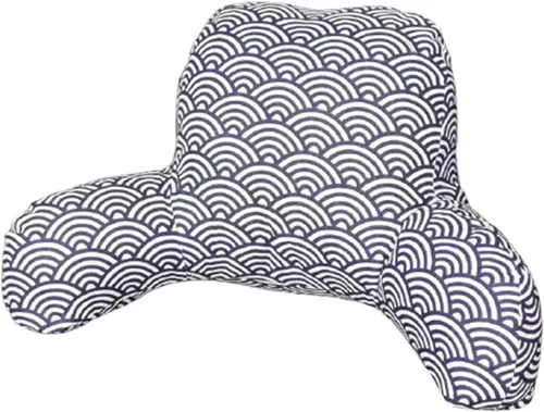 Miniatura 35 de Almohada de lectura con brazos Soporte de espalda para sentarse en la cama/sofá cuello, lumbar y cojín de apoyo de espalda baja coxis