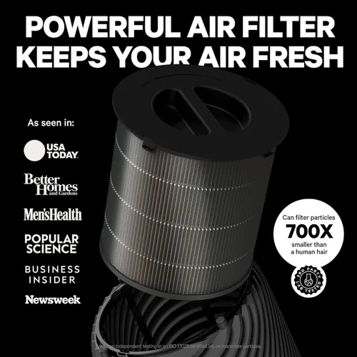 Miniatura 5 de PuroAir Purificadores de aire HEPA 130i para mascotas domésticas, cubre hasta 600 pies cuadrados, filtra hasta el 99.9% de los contaminantes, humo