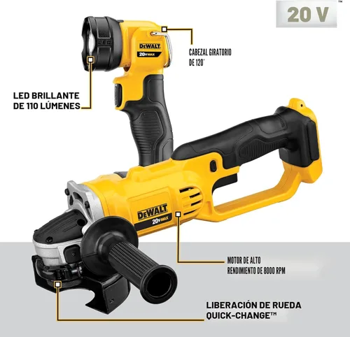 Miniatura 4 de DEWALT - Juego combinado de 9 herramientas eléctricas 20V MAX, herramientas eléctricas inalámbricas con 2 baterías y cargador (DCK940D2)