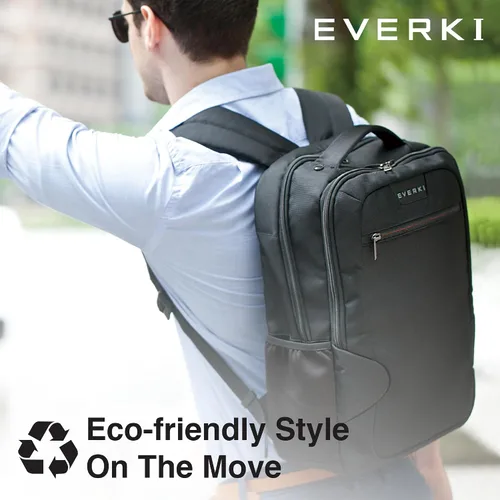 Miniatura 7 de EVERKI Studio Slim Business Professional - Mochila para laptop MacBook Pro 15 de 14.1 pulgadas, ligera, para hombres o mujeres (EKP118), color negro