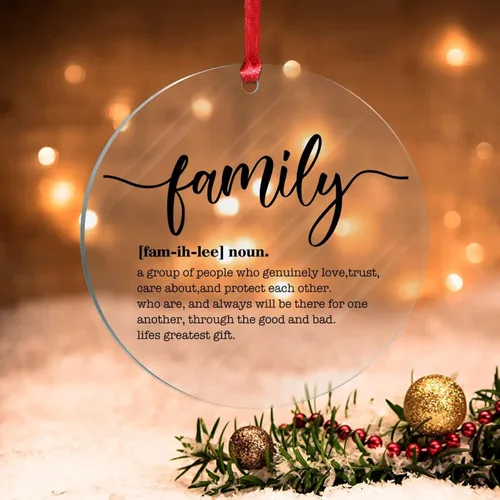 Miniatura 10 de Adorno de definición de sustantivo esteticista para decoración de árbol de Navidad, definición de esteticista, novedad, adorno de Navidad acrílico