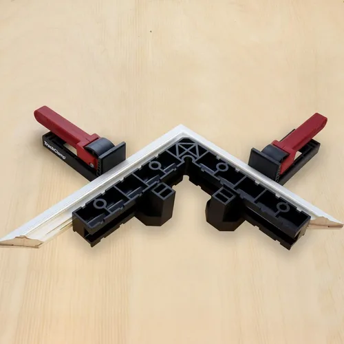 Miniatura 4 de Milescraft 4011 Abrazadera cuadrada de 8 pulgadas con posicionamiento de 90 grados, abrazadera de ángulo recto, abrazaderas de carpintería