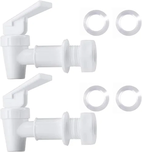 HUI NING - Espiga de agua, grifo de plástico sin BPA, grifo de repuesto universal para cubo de 5 galones, barriles de vino, sistemas de filtración