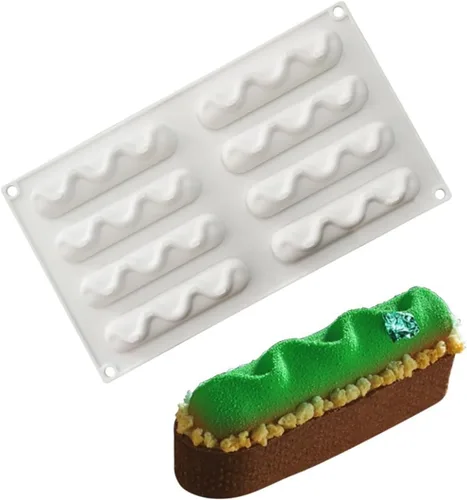 Miniatura 9 de Molde de silicona para hornear pasteles, moldes de jabón, moldes de silicona en forma de flor para molde de postre francés casero para pastelería