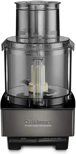 Miniatura 4 de Cuisinart procesador de alimentos de 14 tazas y picador de verduras para picar, cortar en cubos, rallar, puré y amasar masa, acero inoxidable azul