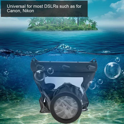 Miniatura 4 de Estink Kit de funda de buceo, funda de buceo subacuática para cámara subacuática, funda de buceo para cámaras DSLR, hasta 65.6 ft de profundidad