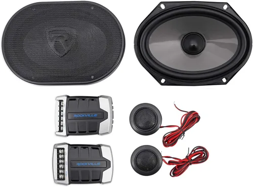 Miniatura 4 de Rockville 2 Pares RV68.2C 6x8/5x7 Componente Altavoces para Coche 1800 vatios/340w RMS CEA