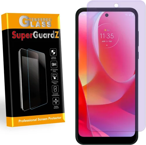 [Paquete de 2] Protector de pantalla para Motorola Moto G Power (2022), vidrio templado antiluz azul, protección ocular, 9H, 0.012 in, antiarañazos,