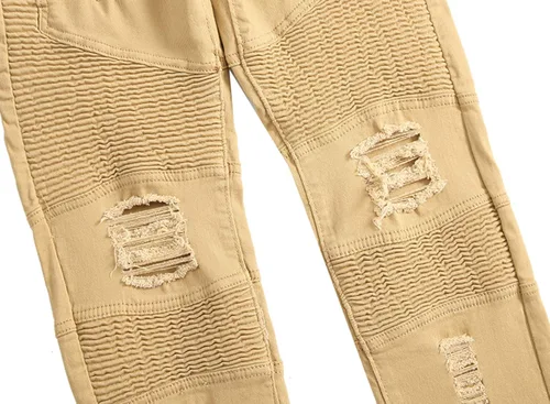 Miniatura 5 de QIMYUM Pantalones de mezclilla de corte ajustado para hombre