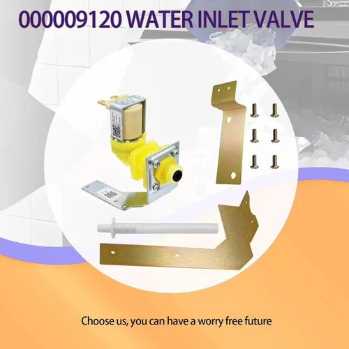 Miniatura 5 de 000009120 00008487 33129028 Máquina de hielo Ensamblaje de válvula de entrada de agua (OEM)120V 60Hz 5W para piezas de máquina de hielo Manitowoc