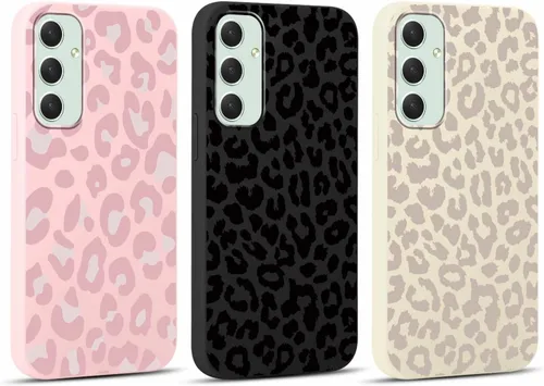 Miniatura 85 de 2 Pack Funda con lindo estampado de chita para Samsung Galaxy S22 Ultra 5G de 6.8", Fundas con patrón de leopardo de lujo, diseño de silicona suave