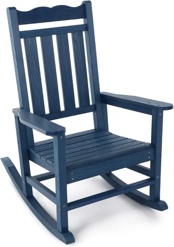 Miniatura 22 de Stoog Mecedora para patio, para todo tipo de clima, soporte de peso de 400 libras, nunca se decolora ni se pudre, para patio trasero, hoguera, Teca
