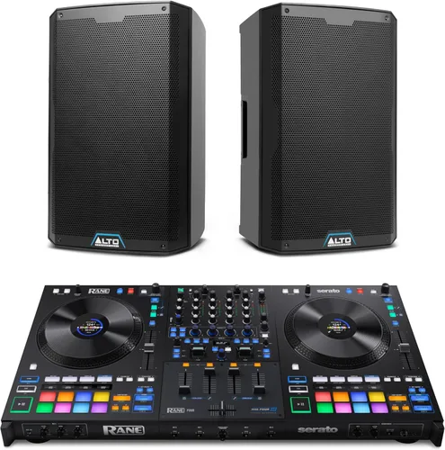 Miniatura 19 de Controlador DJ Rane FOUR Stems con 4 Decks, Ruedas Jog de 8.5" con Pantallas, Mezclador con FX Interno, Serato DJ Pro y Pitch 'n Time Incluidos