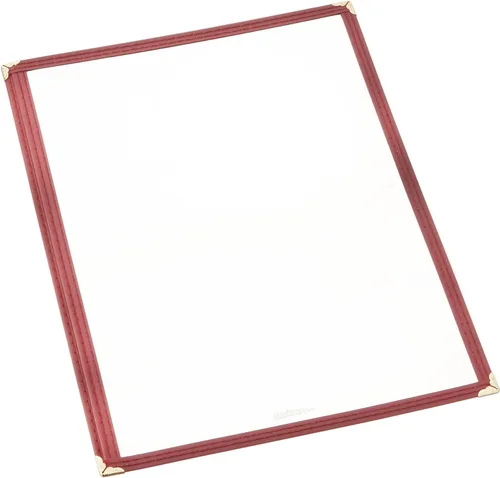 Miniatura 16 de Winco cubierta para menú, sencillo, 9.8 in x 12.4 in, negro