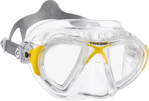 Miniatura 6 de Cressi Máscara de buceo de alta gama para adultos, fabricada en silicona de cristal revolucionario, cristal evolutivo de ojos grandes: fabricado
