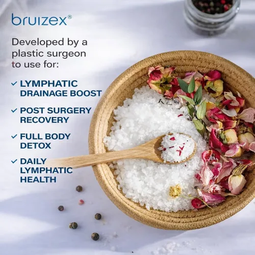 Miniatura 2 de Bruizex Sales de baño de Arnica Montana, baño de sal de Epsom para drenaje linfático y desintoxicación corporal, sales de Epsom para remojar