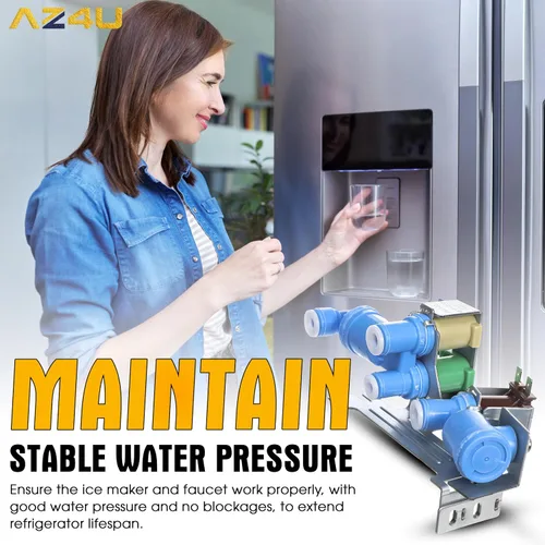 Miniatura 9 de 242252702 Válvula de entrada de agua para Frigidaire, Electrolux, reemplazo de refrigerador Kenmore 2692163, 240321801, 240505101, 240505102
