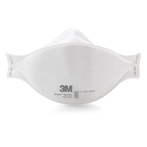 Miniatura 6 de 3M Aura - Respirador de partículas 9210+, N95, paquete de 240 respiradores desechables, aprobado por NIOSH, cómodo envuelto individualmente, diseño