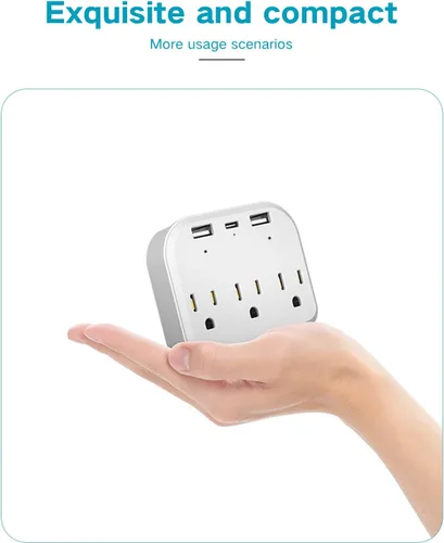 Miniatura 3 de Cámara de salida de pared WiFi oculta 1080P con soporte para teléfono, cámara de niñera interior 5G/2.4G de doble banda, monitor inteligente