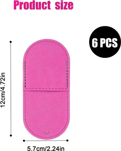 Miniatura 2 de 6 parches para ojos, parches para ojos de gran tamaño, reutilizables, no tejidos, para adultos y niños, ojo perezoso, ambliopía, estrabismo (rosa)
