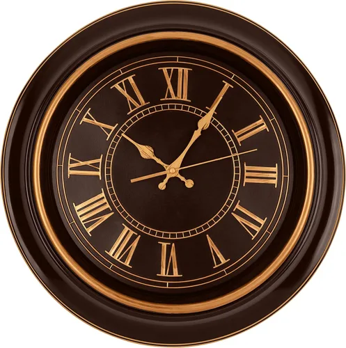 Bernhard Products Reloj de pared grande de 18 pulgadas, de cuarzo, silencioso, sin tictac, funciona con pilas para el hogar, sala de estar, sobre