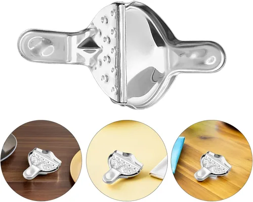 Miniatura 7 de Escariador de cítricos de acero inoxidable, exprimidor manual de prensa de limón resistente, exprimidor portátil de jugo de frutas con diseño