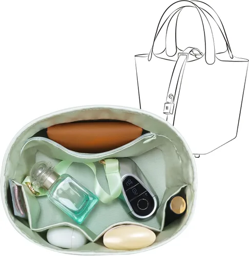 Miniatura 27 de Se adapta a Picotin 18 bolsas, inserto organizador de bolso de seda de alta calidad, suave al tacto y ligero, organizador de lujo con caja de regalo