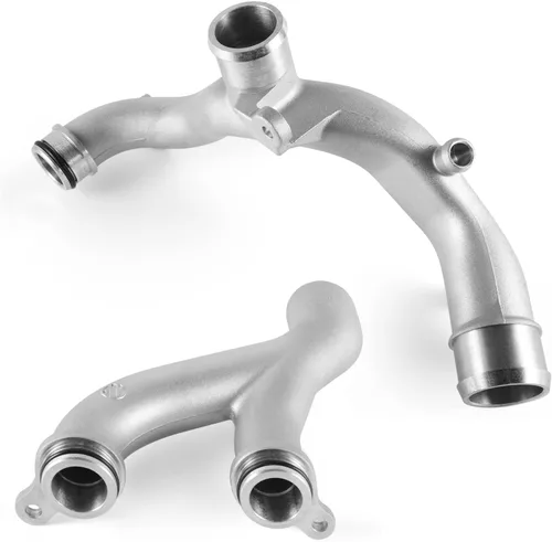 AULINK (Parte OEM) LR090630 LR092992 AJ813917 AJ813865 C2Z28536 Manguera cruzada superior para termostato de bomba de agua de aluminio para Land