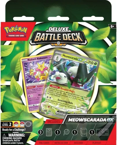 Miniatura 2 de Pokémon TCG: Meowscarada/Quaquaval ex Deluxe Battle Deck