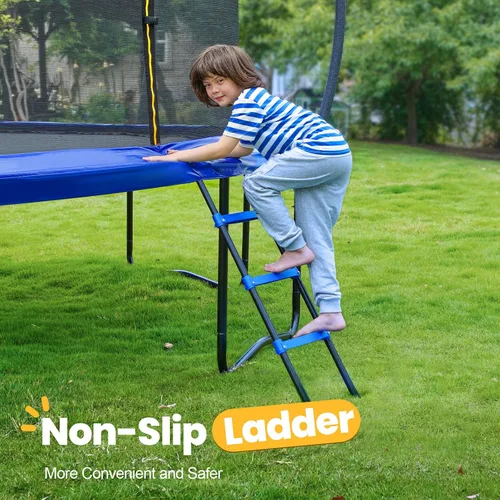 Miniatura 9 de ORCC 1200LBS Weight Capacity Trampoline 16 15 14 12 10 8 FT for Kids with Safety Enclosure Net for Children Adults Outdoor Yard Trampolines