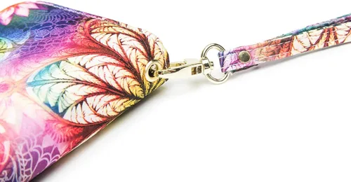 Miniatura 4 de LOVESHE Cartera de mujer con bloqueo RFID y cremallera alrededor de la cartera de mano para mujer