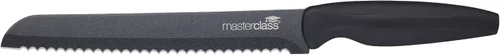 Miniatura 4 de MasterClass Agudo - Juego de cuchillos de acero inoxidable antiadherentes de 5 piezas y bloque magnético para cuchillos, color negro