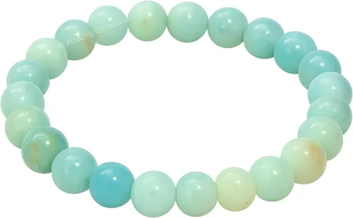 Miniatura 29 de Amazing Gemstone Pulsera de cristal para mujeres y hombres, pulsera de cristal curativo de protección, pulsera elástica con cuentas de piedras