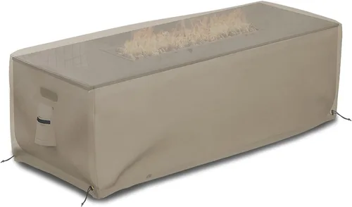 Miniatura 5 de Covers & all Funda rectangular para hoguera, forma rectangular, 12 onzas, impermeable, resistente a los rayos UV y a la intemperie, para patio