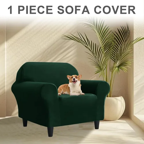 Miniatura 88 de Funda para Sofá de Terciopelo, Fundas Elásticas para Sofá para Funda Principal Separada/Respaldos y Cojines de Asiento, Funda para Sofá, para Fundas