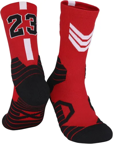 Miniatura 7 de OPALOS Paquete de 6 calcetines para niños baloncesto fútbol senderismo esquí deportes al aire libre pantorrilla gruesa calcetines de tripulación