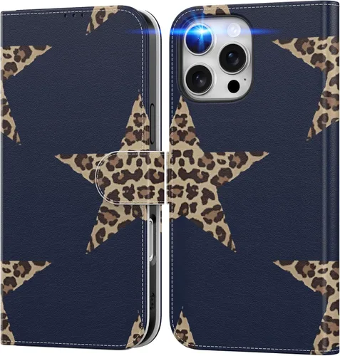Miniatura 82 de DEENAKIN Funda tipo cartera para iPhone 15 con tarjetero + clip para efectivo, bloqueo RFID, protección contra caídas de grado militar y obras